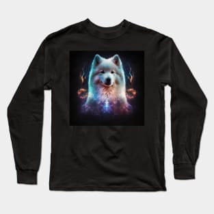 Cosmic Samoyed Long Sleeve T-Shirt